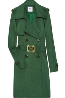 Halston Heritage Wool and Cashmere-blend Trench Coat - Lyst