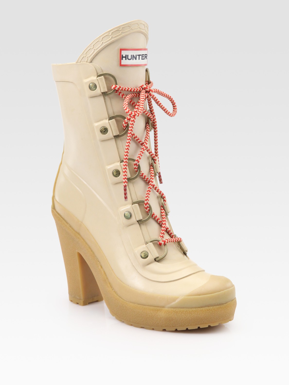 hunter beige wellies