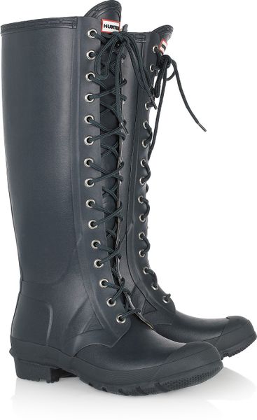 lace wellington boots