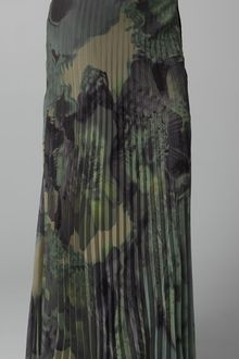 L.a.m.b. Long Print Pleated Skirt - Lyst