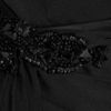 Marchesa Embellished Oneshoulder Satinchiffon Dress in Black - Lyst