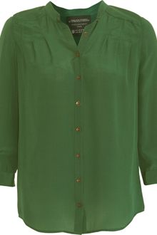 Twelfth Street by Cynthia Vincent Pleated Blouse - Lyst