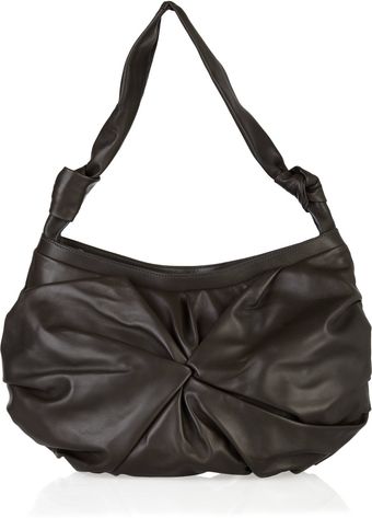  Gathered Leather Bag 