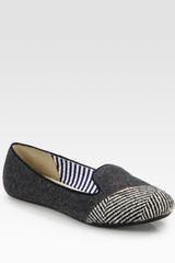 Charles Philip Shanghai Sarah Wool & Tweed Loafers