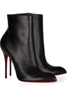 Christian Louboutin Ciociara 100 Leather Ankle Boots - Lyst