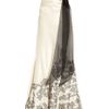 Kay Unger Embroidered Silksatin Gown in Black - Lyst