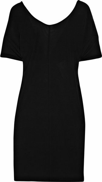 Acne Niki Cutout Stretchcrepe Dress in Black - Lyst