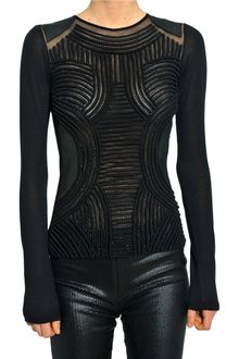 Amen Long Sleeved T Shirt with Leather Embroidery - Lyst