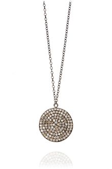Astley Clarke Small Diamond Disc Pendant - Lyst