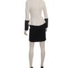 Giambattista Valli Wool Peplum Dress with Embellished Cuffs in Black (black white) - Lyst