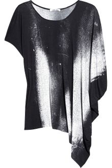 Helmut Lang Oversized Printed Jersey T-shirt - Lyst