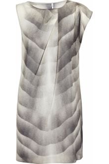 Helmut Lang Printed Stretch-silk Dress - Lyst