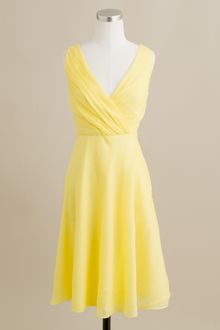 J.Crew Evie Dress in Silk Chiffon - Lyst
