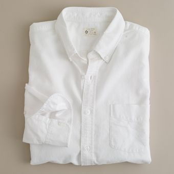 J.Crew Distressed Oxford Shirt - Lyst