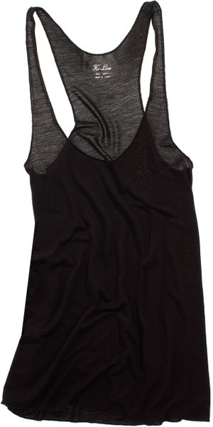 Madewell Perfect Racerback Tank in Black (true black) - Lyst