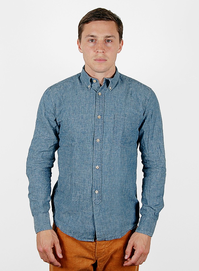 Our Legacy Button Down Chambray Shirt in Blue for Men (chambray) Lyst