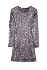 Project D By Dannii And Tabitha Silver Claudia Sequin Dress