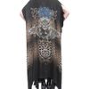 Roberto Cavalli Long Kaftan Silk Dress with Jaguar Print in Multicolor (multi) - Lyst