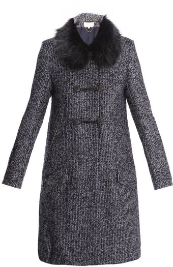 Vanessa Bruno Wool Tweed Coat - Lyst