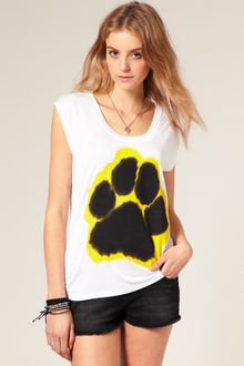 ASOS Collection Asos Paw Print T-shirt - Lyst