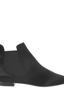 Giuseppe Zanotti Black Satin Beatle Ankle Boots - Lyst