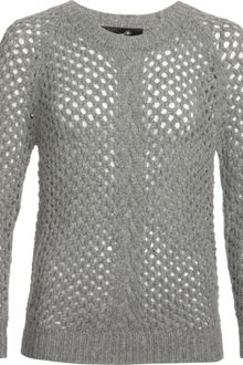 Isabel Marant Open Knit Army Sweater - Lyst