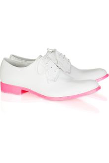 Jil Sander Two-tone Leather Brogues - Lyst