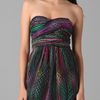 Shoshanna  Draped Strapless Dress in Multicolor (watermelon) - Lyst