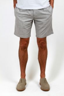 Vanishing Elephant Hilden Pleated Walkshorts - Grey - Lyst