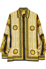 Versace Venetian Print Silk Shirt