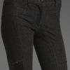 Cut25 Leather Trimmed Legging in Black (jet) - Lyst
