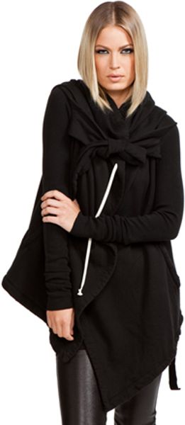 Drkshdw By Rick Owens Hoodie in Black in Black - Lyst
