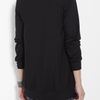 Ian R.n. Polished Jersey and Suede Cardigan in Black - Lyst