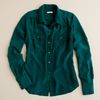 J.crew Blythe Blouse in Silk in Green (graffiti green) - Lyst