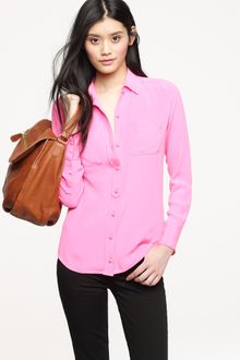J.Crew Blythe Blouse in Heavyweight Silk - Lyst