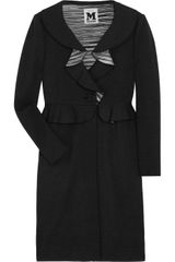 M Missoni Ruffled Wool-blend Coat