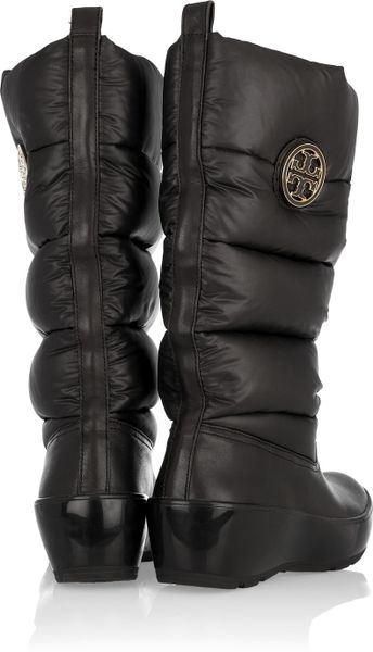 thigh high puffer boots