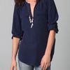 Joie Marlo Blouse in Blue (navy) - Lyst