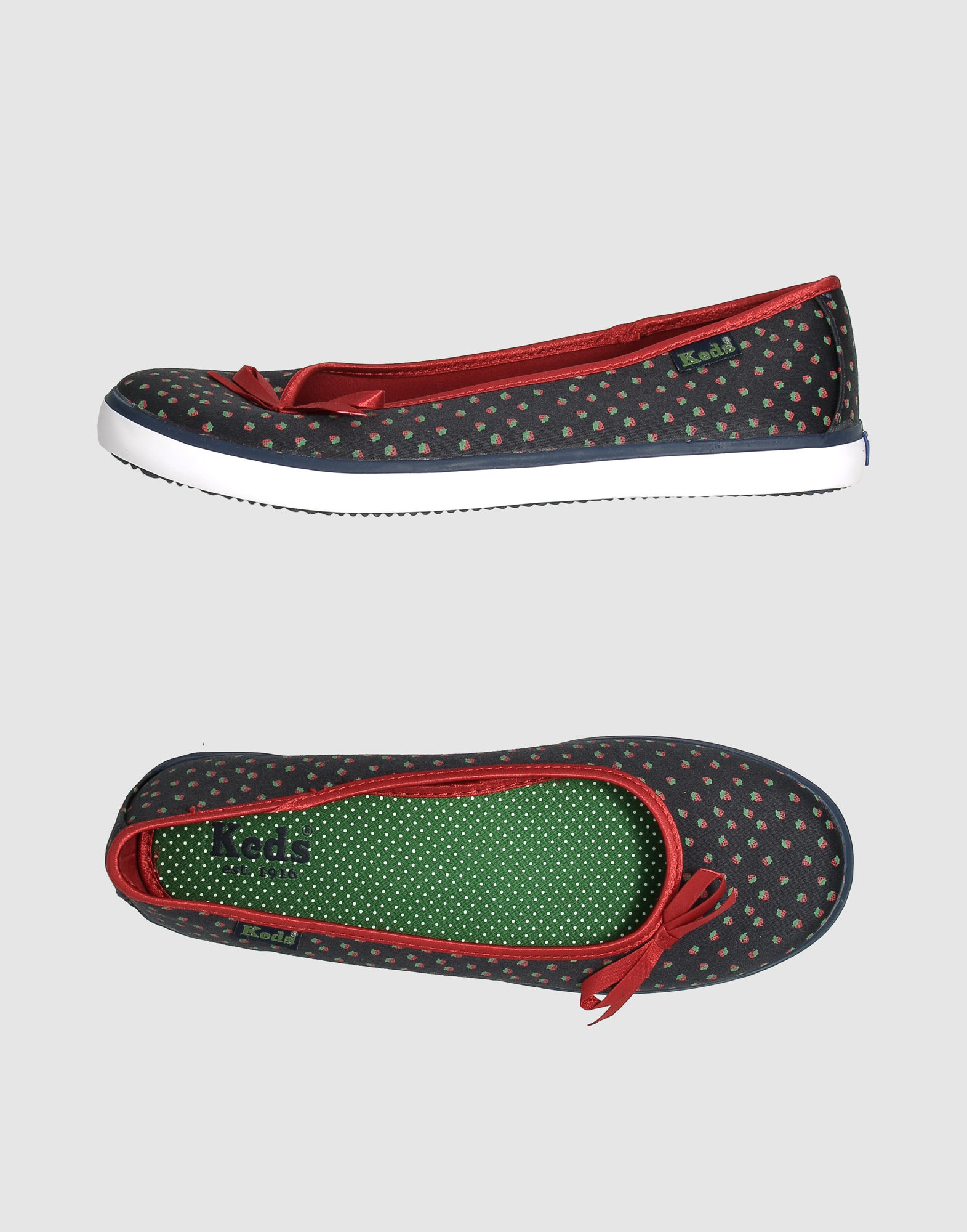 blue canvas flats