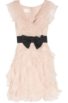Notte By Marchesa Ruffled Silk-organza and Tulle Dress - Lyst