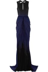 Zac Posen Cutout Silk Gown