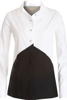 Balenciaga Colorblock Poplin Shirt - Lyst