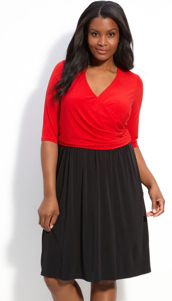  - ellen-tracy-red-black-mock-two-piece-dress-plus-product-2-2215740-820513983_large_flex