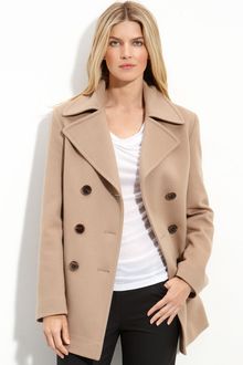 Fleurette Double Breasted Wool Coat - Lyst
