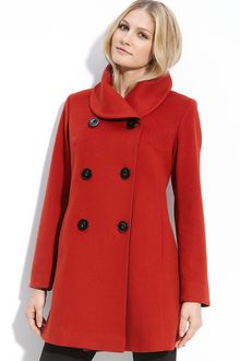 Fleurette Double Breasted Wool Coat - Lyst
