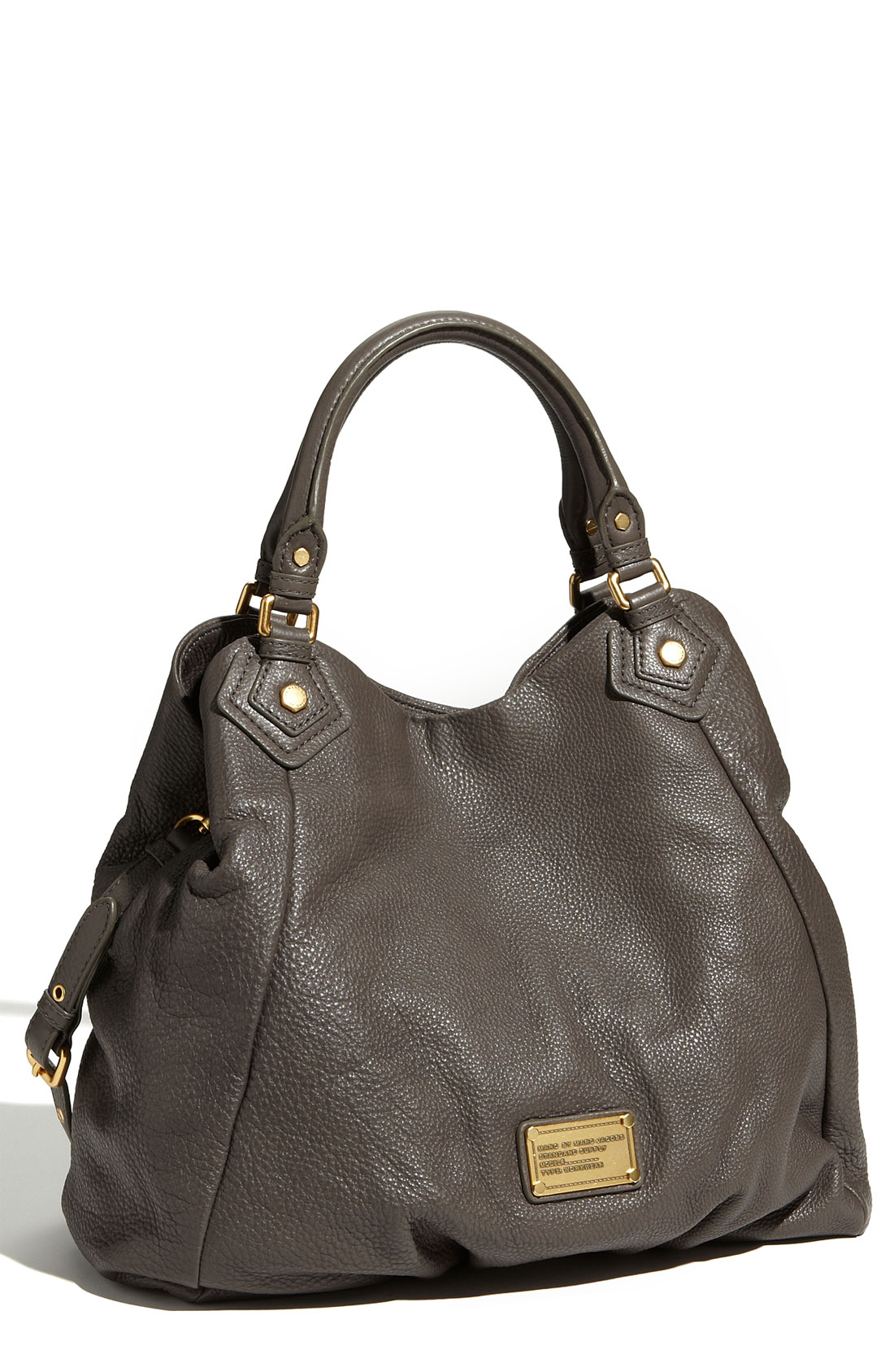 Marc By Marc Jacobs Classic Q - Francesca Leather Shopper in Gray