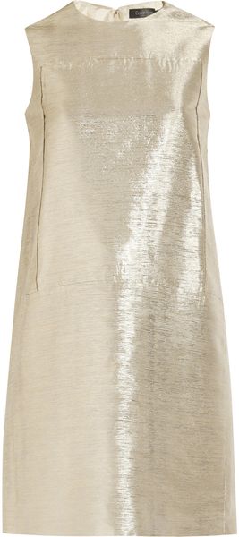  Metallic Jacquard Shift Dress 