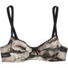 Roberto Cavalli Tigerprint Tulle Underwired Bra in Animal (tiger) - Lyst