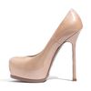 Yves Saint Laurent Tribtoo Patent Leather Pump in Pink (light clay) - Lyst