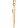 Asos Collection Asos Spike Drop Earrings in Gold (grey) - Lyst